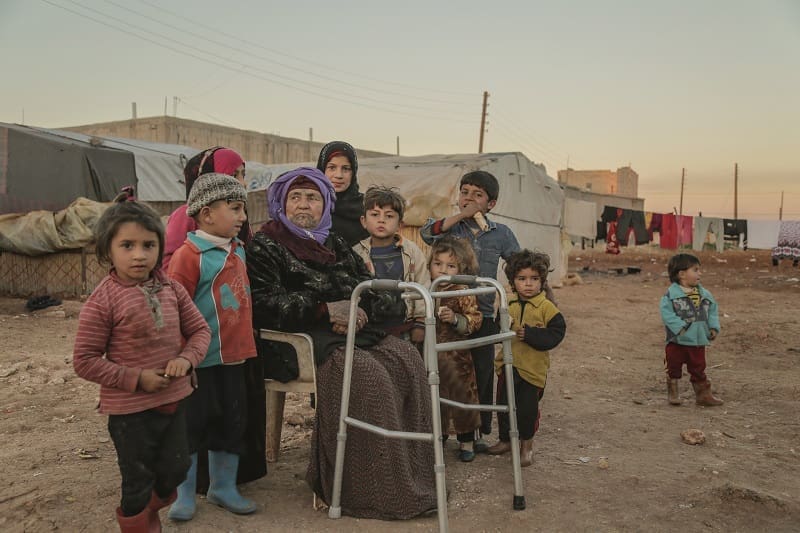 Um Khaled is worried about what the future holds for her grandchildren.