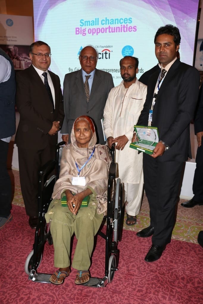 Shakira Noor at the Citi-PPAF Micro-entrepreneurship Awards.